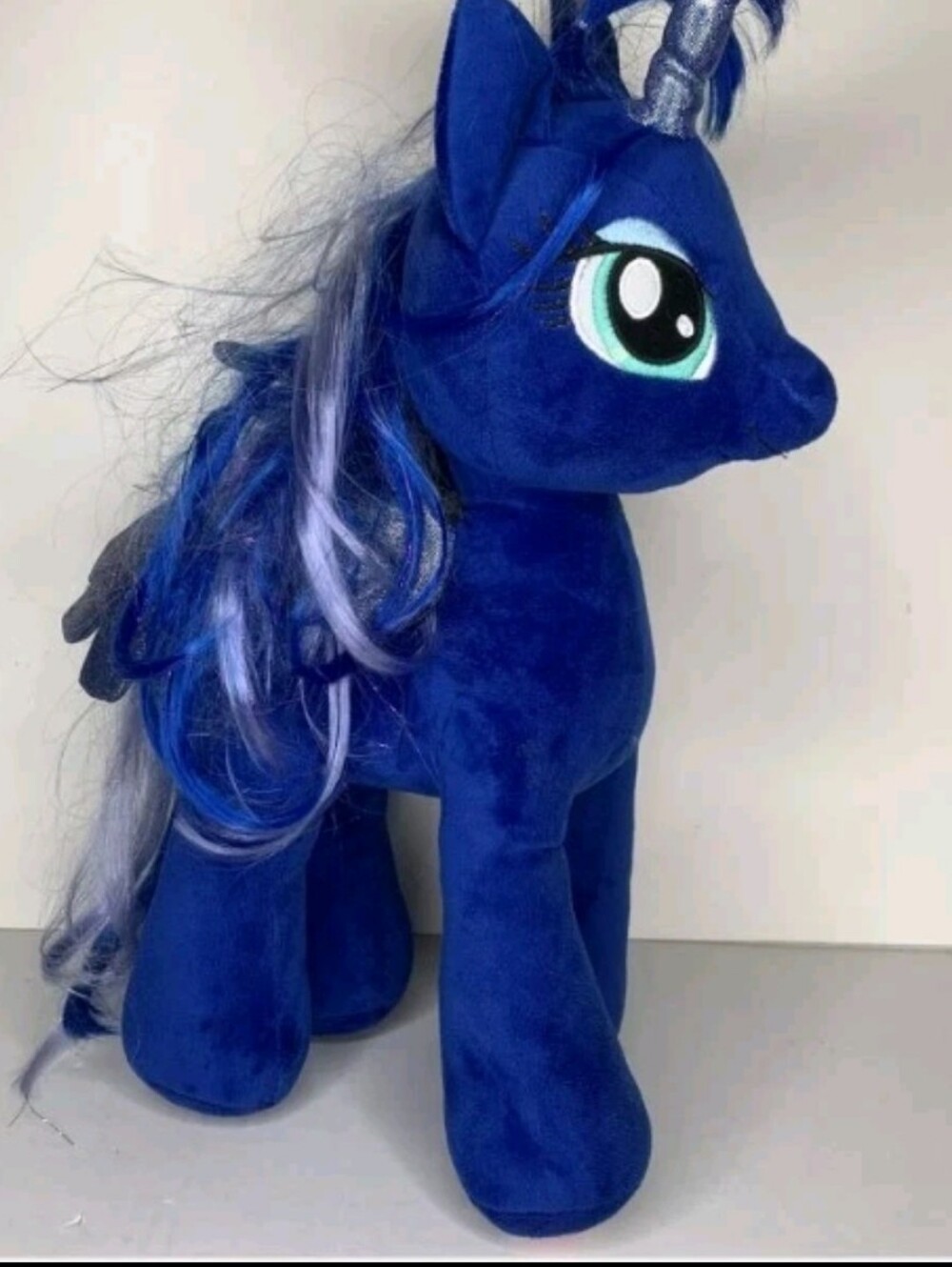Rare Build A Bear My Little Pony MLP Princess Luna  16" Plush HTF
